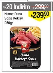 Namet Dana Sosis Kokteyl 250Gr