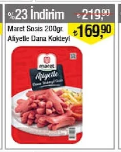 Maret Sosis 200Gr Afiyetle Dana Kokteyl