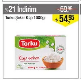 Torku Şeker Küp 1000Gr