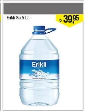 Erikli Su 5 Lt