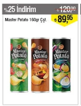 Master Potato 160Gr Çşt.