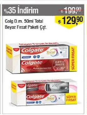 Colg D.M. 50Ml Total Beyaz Fırsat Paketi Çşt.