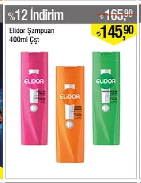 Elidor Şampuan 400Ml Çşt