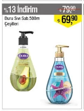 Duru Sıvı Sab.500M Çeşitleri