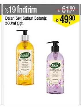 Dalan Sıvı Sabun Botanic 500Ml Çşt.