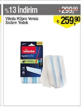 Vileda H2Pro Venüs Sistem Yedek