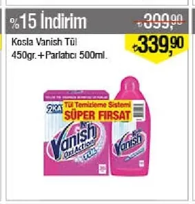 Kosla Vanish Tül 450Gr+ Parlatıcı 500Ml