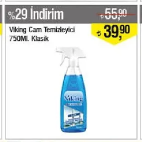 Viking Cam Temizleyici 750Ml. Klasik