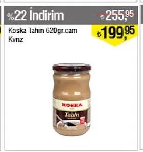 Koska Tahin 620Gr.Cam Kvnz