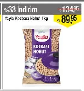 Yayla Koçbaşı Nohut 1Kg