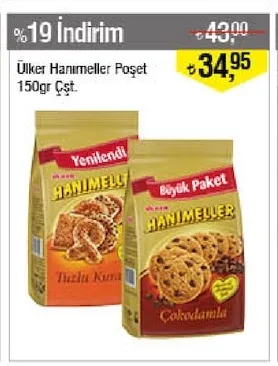Ülker Hanımeller Poşet 150Gr Çşt.