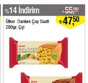 Ülker Dankek Çay Saati 200Gr Çşt