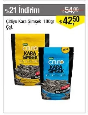 Çıtlıyo Kara Şimşek 180Gr Çşt