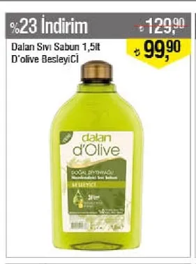 Dalan Sıvı Sabun 1,5Lt D'Olive Besleyici