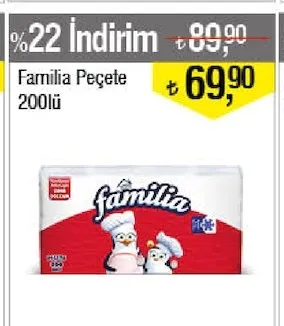 Familia Peçete 200'Lü