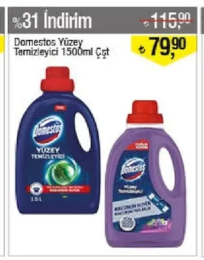 Domestos Yüzey Temizleyici 1500Ml Çst