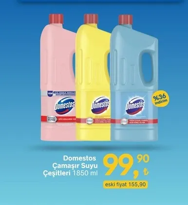 Domestos Çamaşır Suyu Çeşitleri 1850 Ml