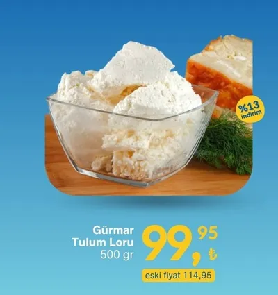 Gürmar Tulum Lorlu 500 Gr