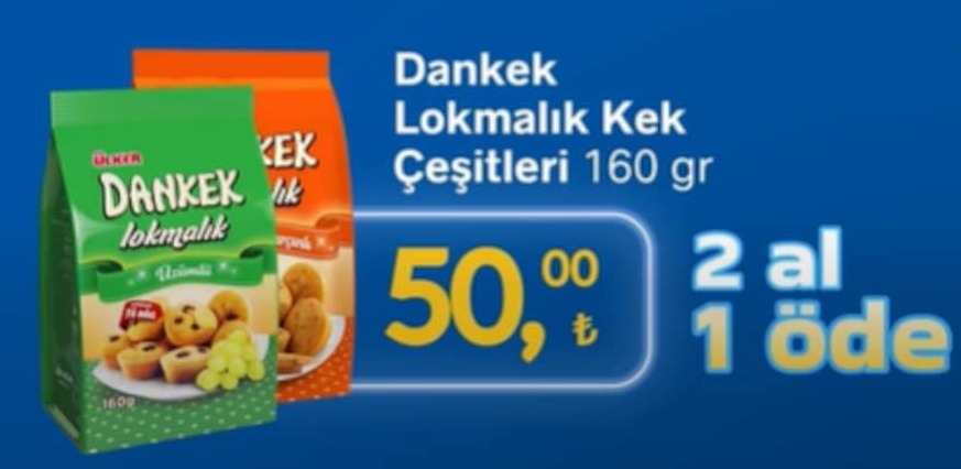 Dankek Lokmalık Kek Çeşitleri 160 Gr