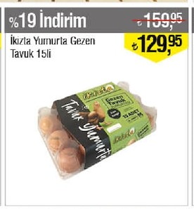 İkizta Yumurta Gezen Tavuk 15Li