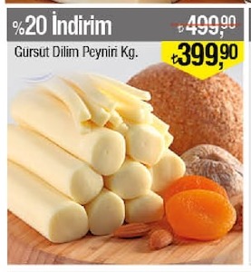Gürsüt Dilim Peyniri Kg