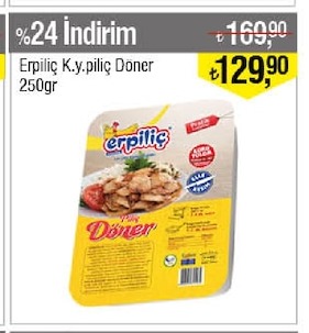 Erpiliç K.Y.Piliç Döner 250Gr