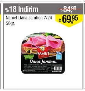 Namet Dana Jambon 7/24 50Gr