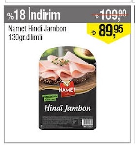Namet Hindi Jambon 130Gr Dilimli