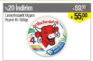 Lavachequirit Üçgen Peynir 8Li 100Gr