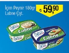 İçim Peynir 180Gr Labne Çşt