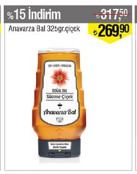 Anavarza Bal 325Gr Çiçek
