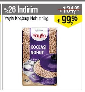 Yayla Koçbaşı Nohut 1Kg
