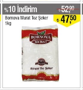 Bornova Murat Toz Şeker 1Kg