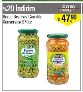 Burcu Bezelye/ Garnitür Konservesi 570Gr