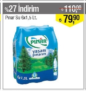 Pınar Su 6X1,5 Lt.
