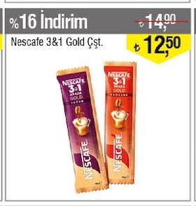 Nescafe 3&1 Gold Çst.