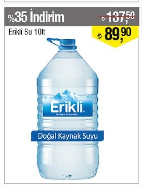 Erikli Su 10Lt
