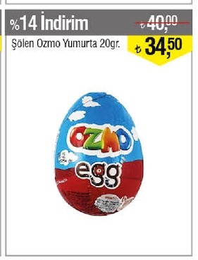 Şölen Ozmo Yumurta 20Gr