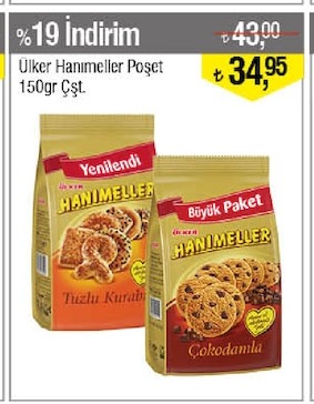 Ülker Hanımeller Poşet 150Gr Çşt.