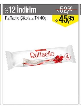 Raffaello Çikolata T4 40G