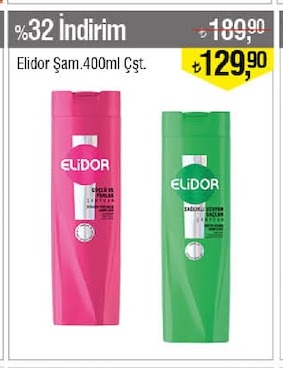 Elidor Şam.400Ml Çşt