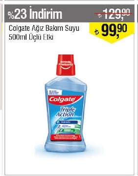 Colgate Ağız Bakım Suyu 500Ml Üçlü Etki