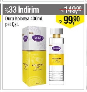 Duru Kolonya 400Ml. Pet Çşt.