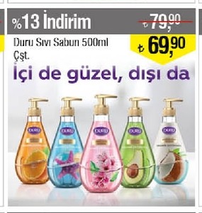 Duru Sıvı Sabun 500Ml Çşt.