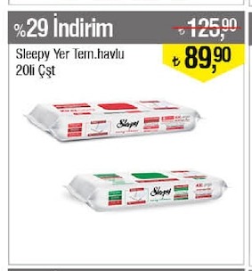 Sleepy Yer Tem.Havlu 20'Li Çşt