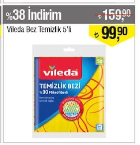Vileda Bez Temizlik 5'Li