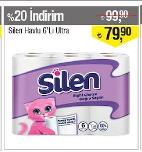 Silen Havlu 6'Lı Ultra