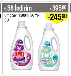 Omo Sıvı 1500Ml 30 Yık. Çşt