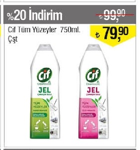 Cif Tüm Yüzeyler 750Ml Çşt