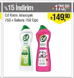 Cif Krem Amonyak 750+ Sakura 750 Cpc